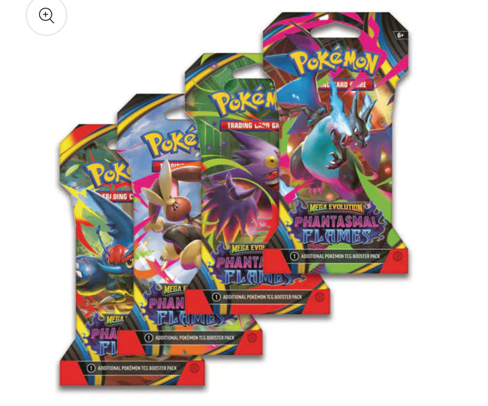 Mega Phantasmal Flames Booster sleeved - English