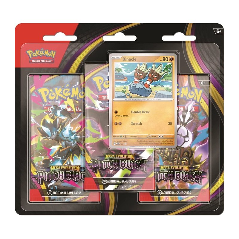 Pokemon Mega Evolution Pitch Black tripack - English