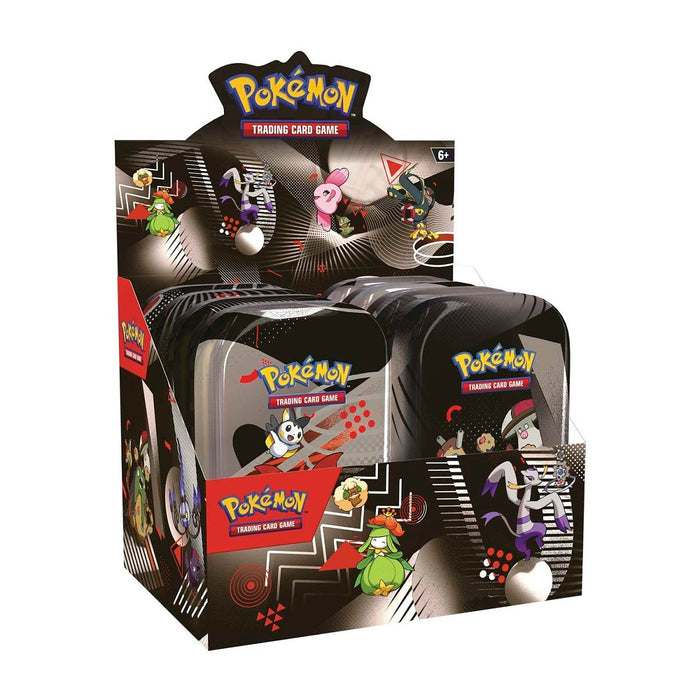 Pokémon TCG Unova Mini Tin Display Box (8 Tins) Black bolt white flare
