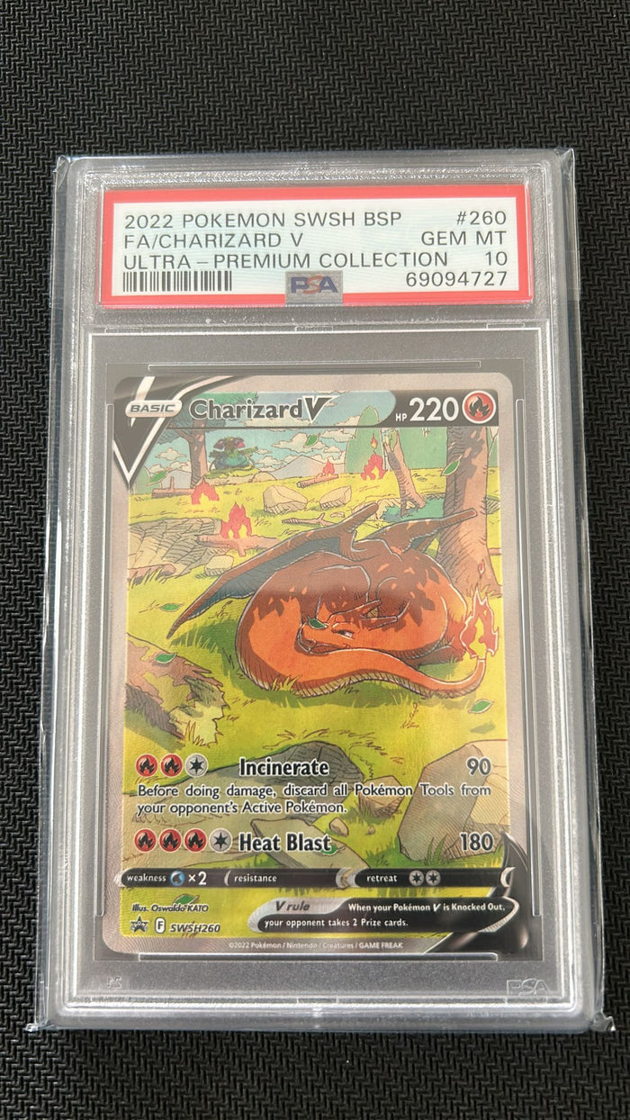 Pokemon SWSH BSP - Charizard 260 PSA 10